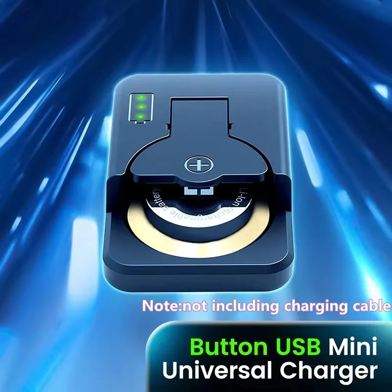 Universal Button Battery Charger LED Indicator Portable Type C Charger For LIR2016 LIR2025 LIR2032 Battery Charger Accessories