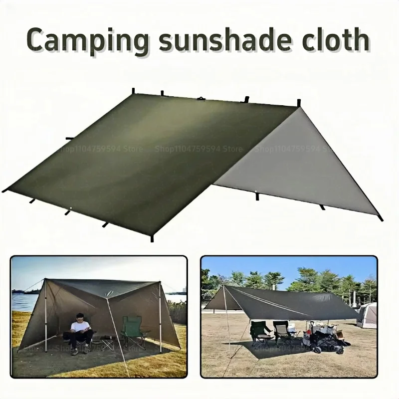 Waterproof Sun Tent Camping Tarpaulin Outdoor Sun Shade Awning Garden Beach Sun Shelter Ultra Light Resistant Durable Waterproof