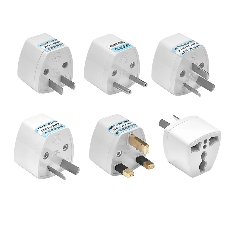 AU UK US EU Plug Power Adapter US to EU Plug Converter Electrical Adaptor KR Euro Travel Adapter Power Electric Socket AC Outlet