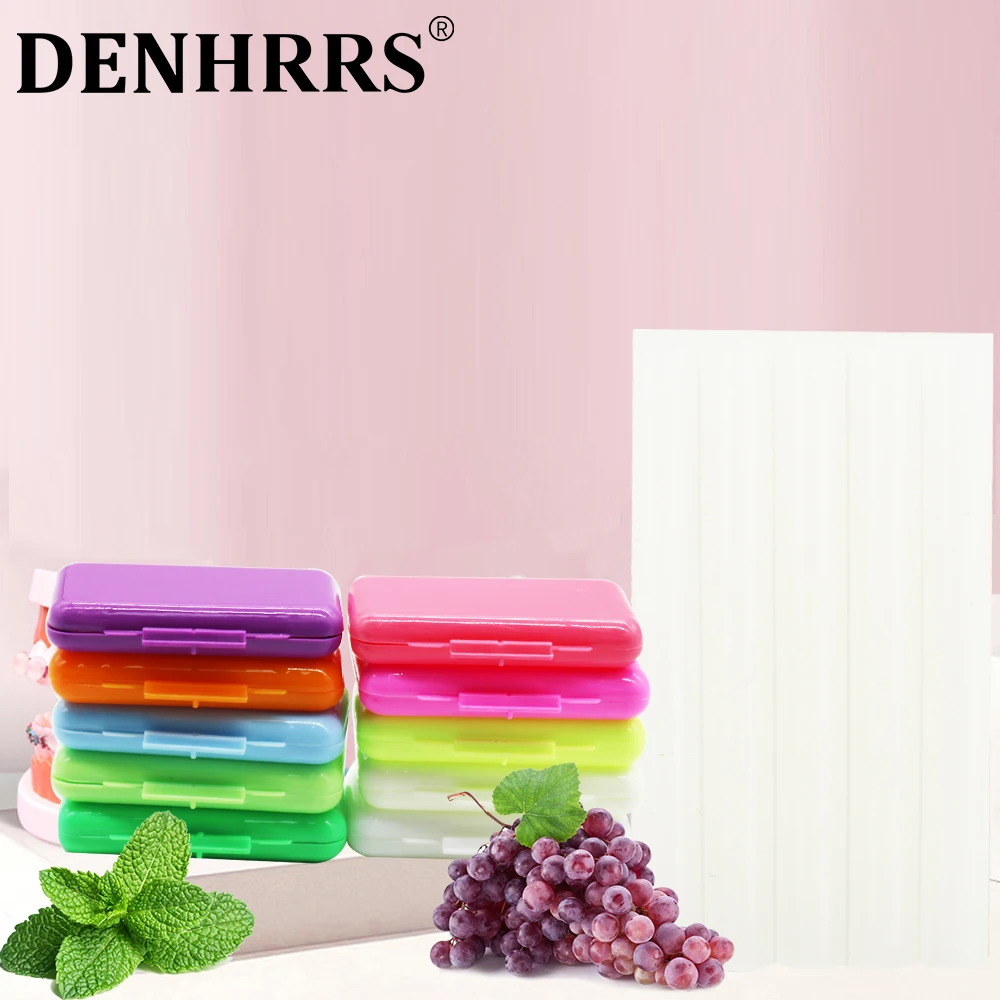 10pcs Dental Oral Wax Mouth Orthodontic Invisible Dental Orthodontic Fruit Original Flavor Dental Protection
