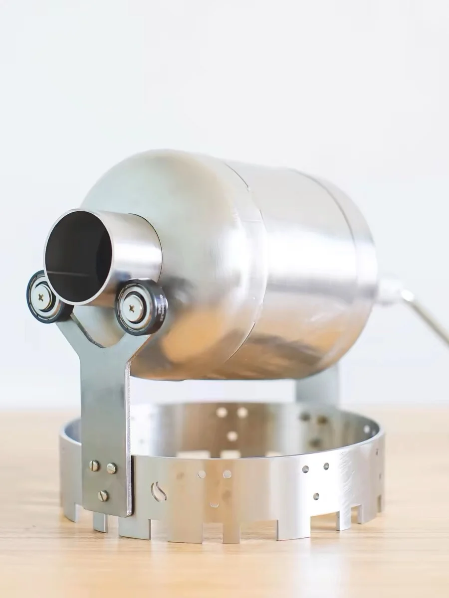 Hand-cranked electric coffee bean roaster, dried fruit coffee bean roasting machine, home use, easy to clean, large capacity