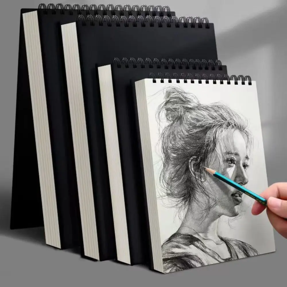 30 Sheets 8K 16K Coil Sketchbook Spiral Bound Eco-Friendly Thick Drawing Paper Acid Free A4 A5 A6 Artist Sketch Pad Oil Painting