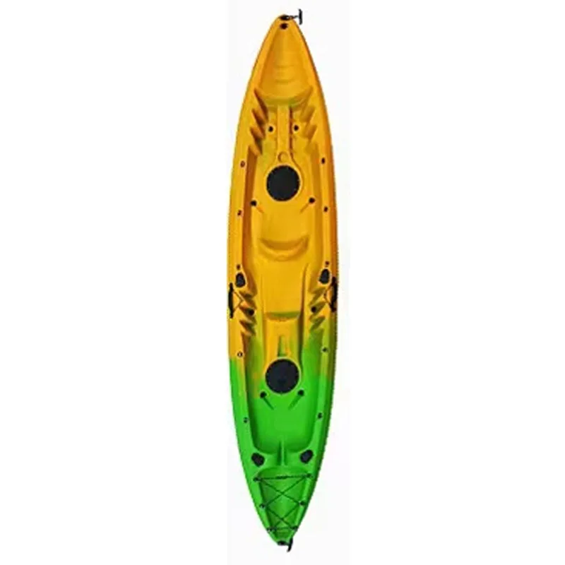 Double Person Water Racing Hard Plastic Kayak Thick Leisure Canoe Fishing Boat for Competitive and Leisure Use 2026