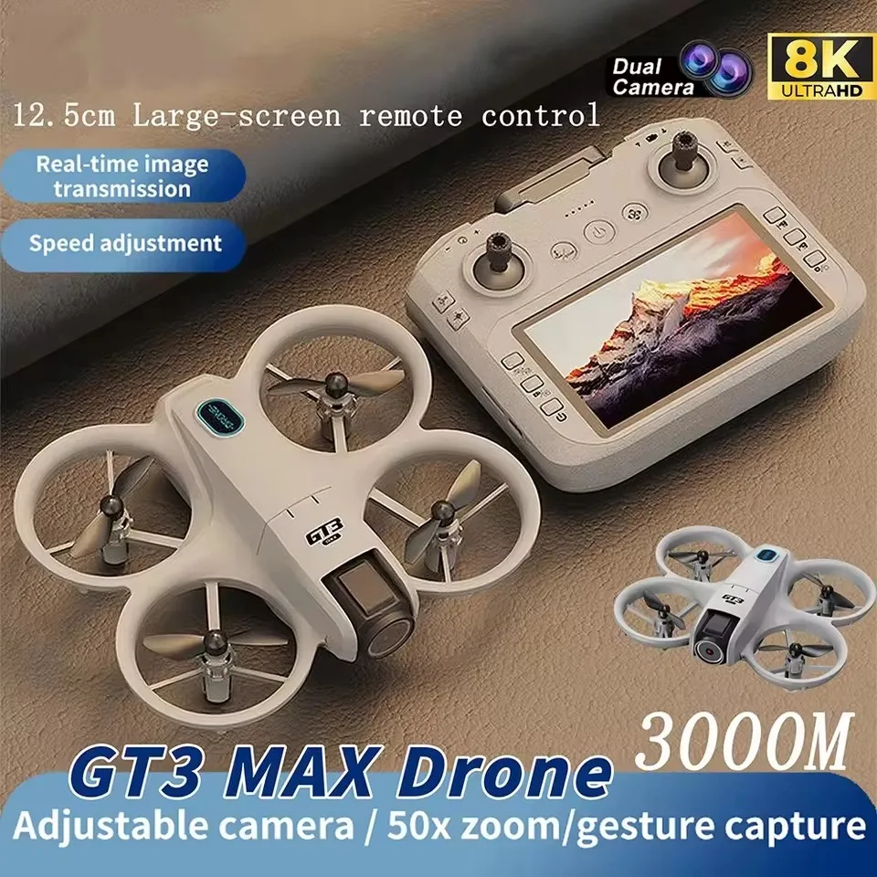 2026 New Original GT3 Drone 8K GPS Professional HD Aerial Photography Remote Control Aircraft 5G HD Dual Camera Drone Toy UAV