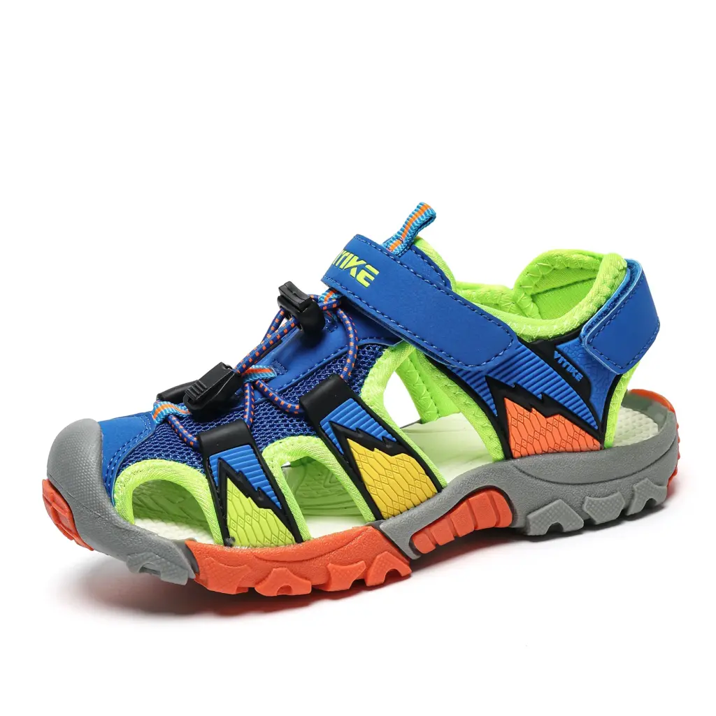 Boys Girls Sports Sandals Summer Kids Closed Toe Outdoor Sandals Athletic Water Shoes Sandals Child Pool Beach Sandals