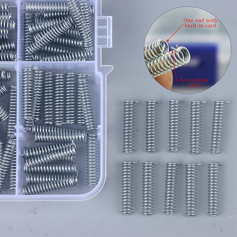 10/100Pcs Auto Folding Car Key Rotation Shaft Springs – High-Tension Spiral Coil For Remote Flip Key Repair Tool Kits