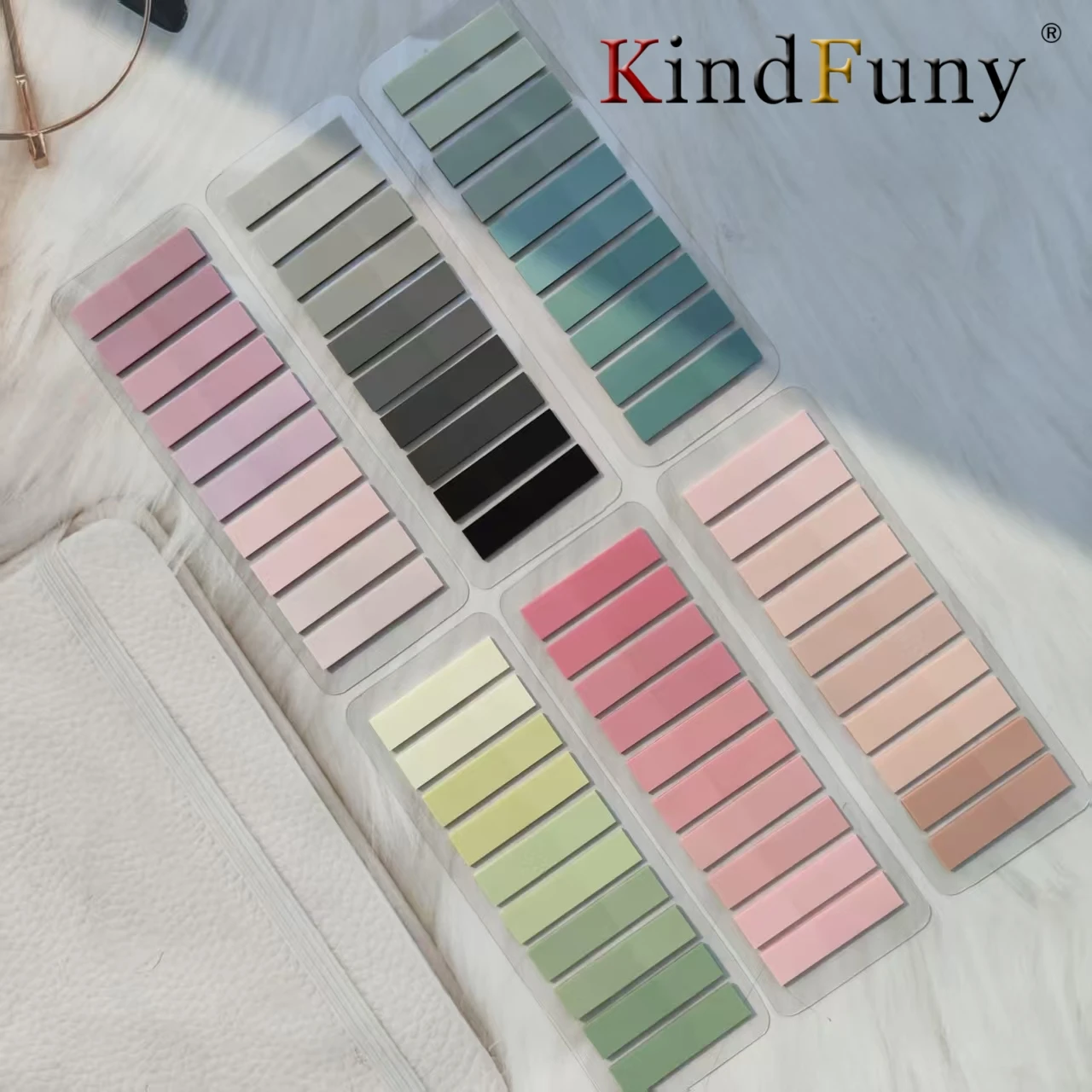 200-1200Pc Index Tabs Self Adhesive Page Markers Transparent Waterproof Sticky Notes Classify Files Flags planner Stickers