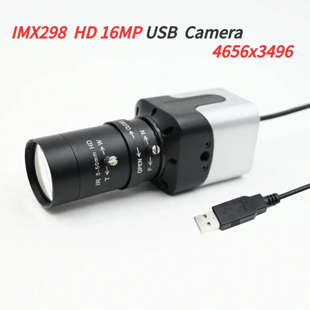 GXIVISION HD 16MP Resolution USB Camera,4656X3496 10fps,Industrial Inspection Machine Vision,Driverless Plug And Play