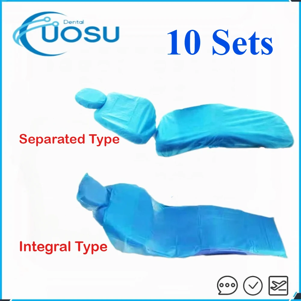 10 Set Disposable Dental Chair Seat Cover Portable Non-woven Table Cover Dental Chair Accesories