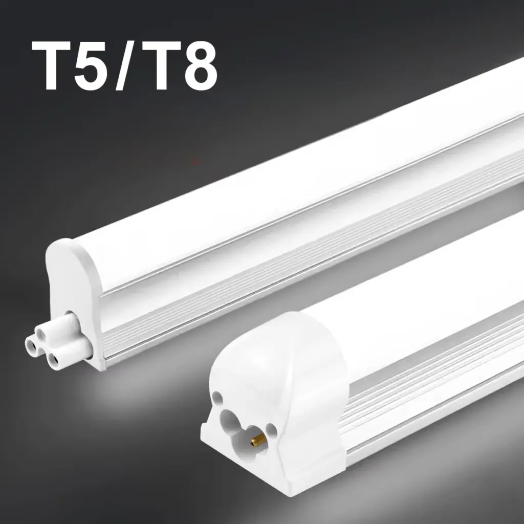 50CM T5 T8 Aluminum LED Light Tube 15W 25W LED Lamp Tube 110V 220V For Desk Work Shop Garage Warehouse Kitchen Cabinet Lighting