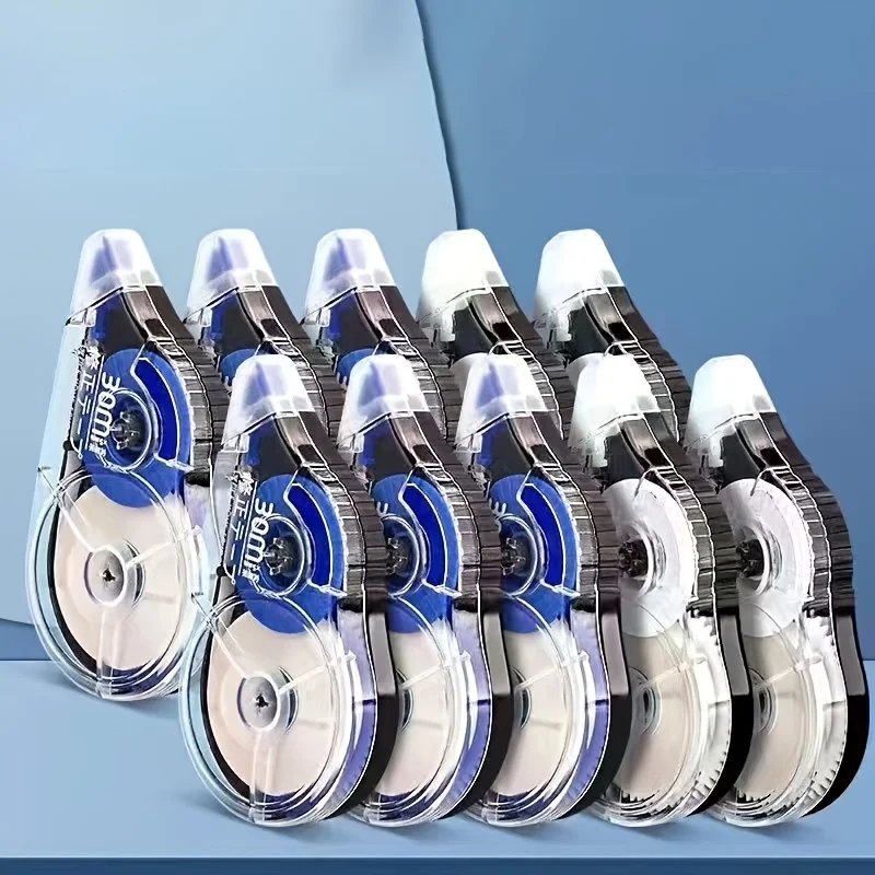 5 Pieces/Set White Out Correction Tape Multiple Color Student Kawaii Error Correction Erasers Student School Stationery Supplies