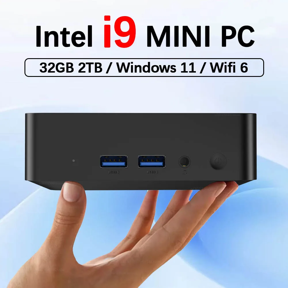 2026 NEW MINI PC Computer Intel Core i9 9880H 16GB /32GB + 2TB SSD Windows11 Mini Gaming Pc Desktop Computer Support 4K HD