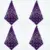 4pcs purple