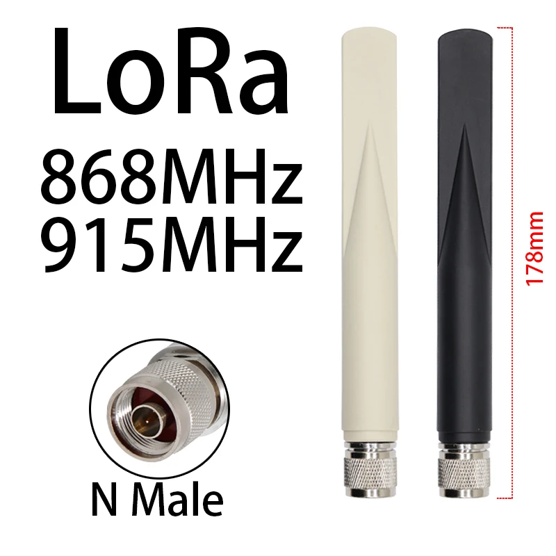 long-range LORA antenna 868MHz 915MHz NB IoT omni N-type connector antenna for Meshtastic Solar Node/Repeaters/Devices Slinkdsco