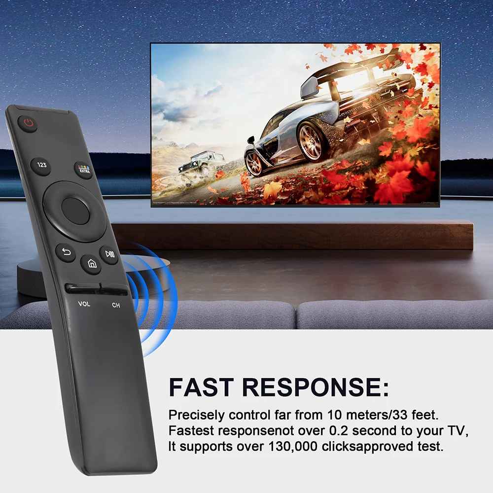 HD 4K LCD TV Remote Control Replacement Applicable to all Samsung Smart TV Remote Control BN59-01259B BN59-01259D/C 1260E