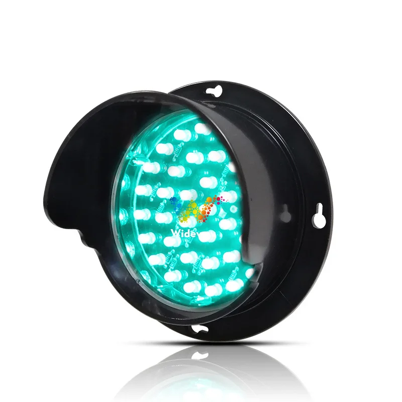 Customized LED Red Yellow Green Light Traffic Light Lamp LED Signal Module PC Housing, DC 12V, 100mm