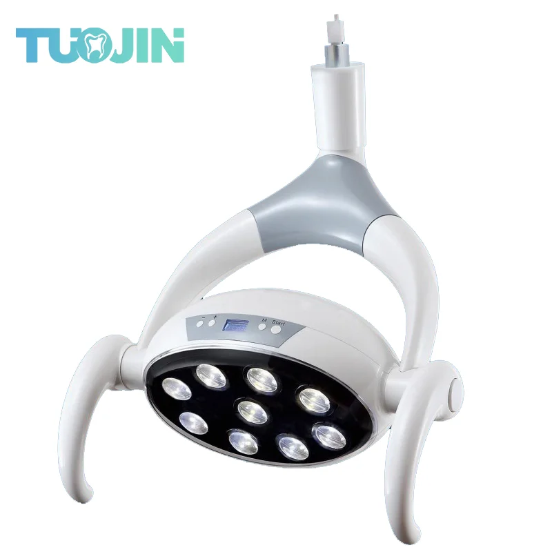 Dental 9 LED Induction Lamp With Sensor Oral Teeth Light Color Temperature Adjustable Dental Unit Chair Dentistry Equipment