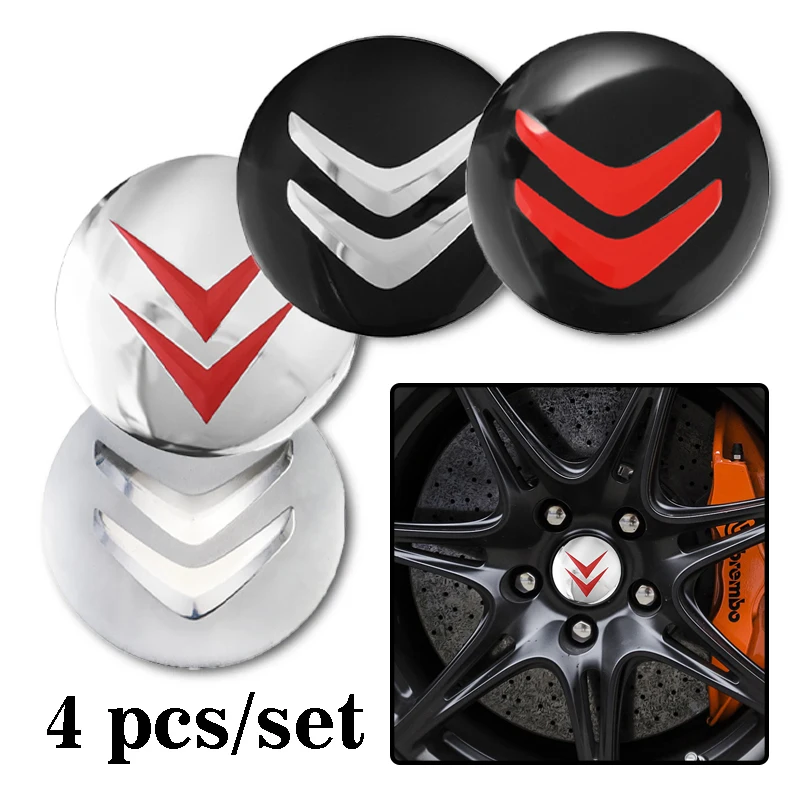 4Pcs 56mm Car Wheel Center Hub Caps Sticker For Citroen C8 DS3 C6 C3 Vts C4 Saxo C4L C5 C2 C1 Xsara C3-XR Picasso Berlingo SEGA
