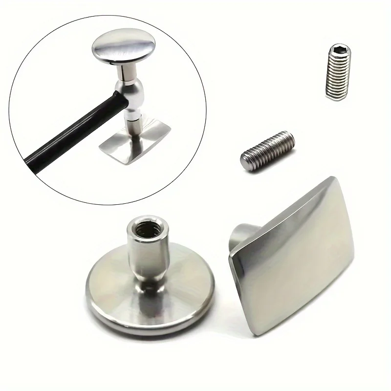 Conductive Material Auto Dent Repair Tools Carbon Fiber Multi-Tip Flattening Hammer with Replaceable Heads