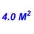 4m2 square meters