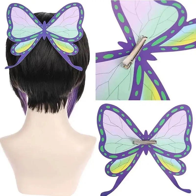 Hair Clip Demon Slayer Anime Themed Hair Accories Hairpins for Cosplay And Performance Use Unbranded