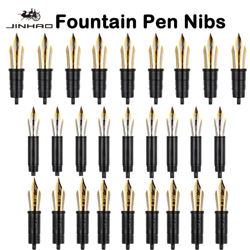 1/3 PCS JINHAO Fountain Pen Iridium Replaced EF/F/M Nib For 9019/X159/82/82 mini/100/9056/9036 Stationery School Office Supplies