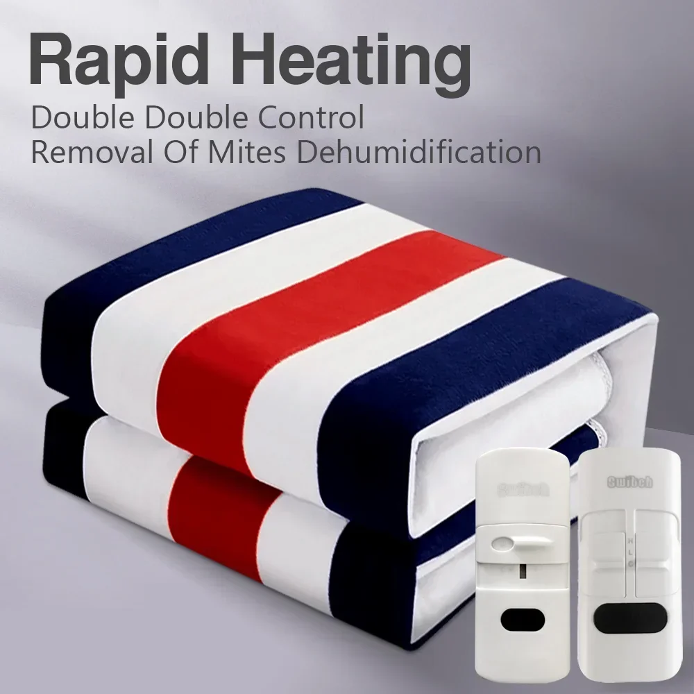 220V Electric Heating Blanket 70x150cm/120x150cm/150x180cm Thicker Heater Heated Blanket Winter Warm Thermostat Heated Pads