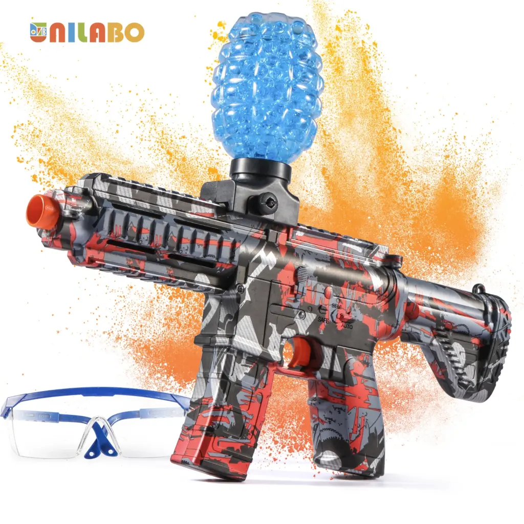 M416 Electric Ball Blaster Toy Gun - High-Speed, Metallic Finish, Rechargeable - Outdoor Game Party Gift(Bullets Excluded)