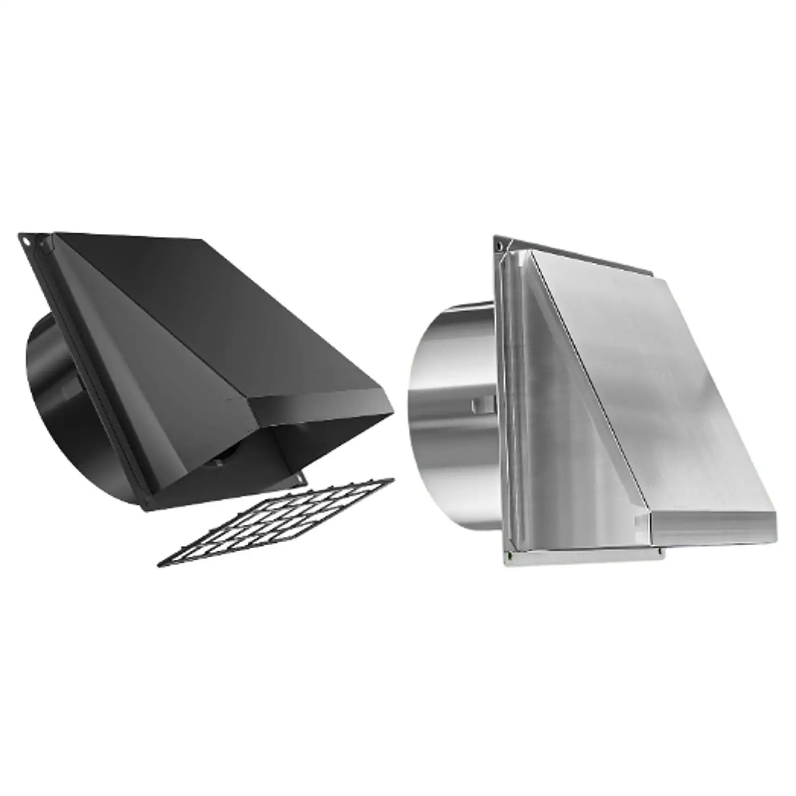 Dryer Vent Cover Outdoor Versatile Weatherproof Easy Installation Replacement Protection Wall Vent Cover Stainless Steel