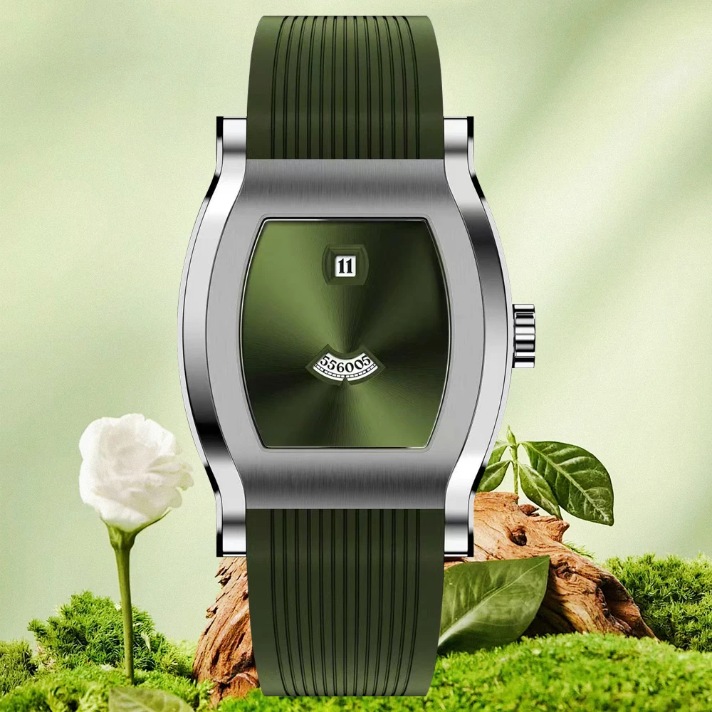 Luxury New Specht & Söhne Jump Hour Automatic Mechanical Men Watch Sapphire Crystal Stainless Steel Wristwatch Reloj Hombre 