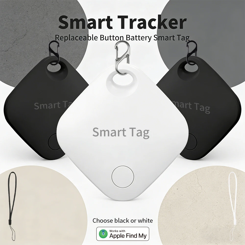 IOS Smart Tag Portable Tracker Global Navigation Locator Bluetooth Anti-Lost Device For Apple Find My APP Luggage Key Finder MFI