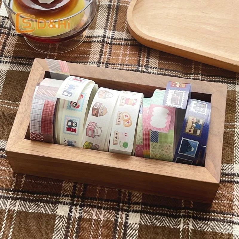 1PCS Japanese Style Cartoon Washi Tape Sticke INS Aesthetic Paper Tape DIY Handbook Scrapbooking Planner Aesthetic Masking Tape