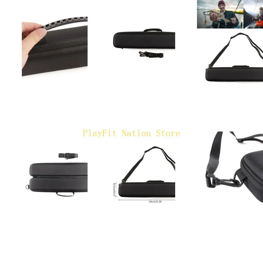 242F Fishing Rod Reel Organizers Bag Portable Fishing Tackle Storage Bag Durable