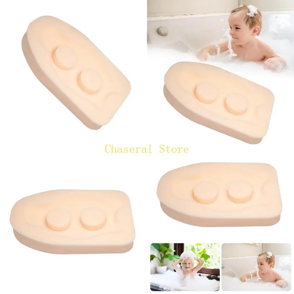 E7CE Comfortable Bath Sponge Mat Shower Cushion For Baby Ensures Slip Resist Bath