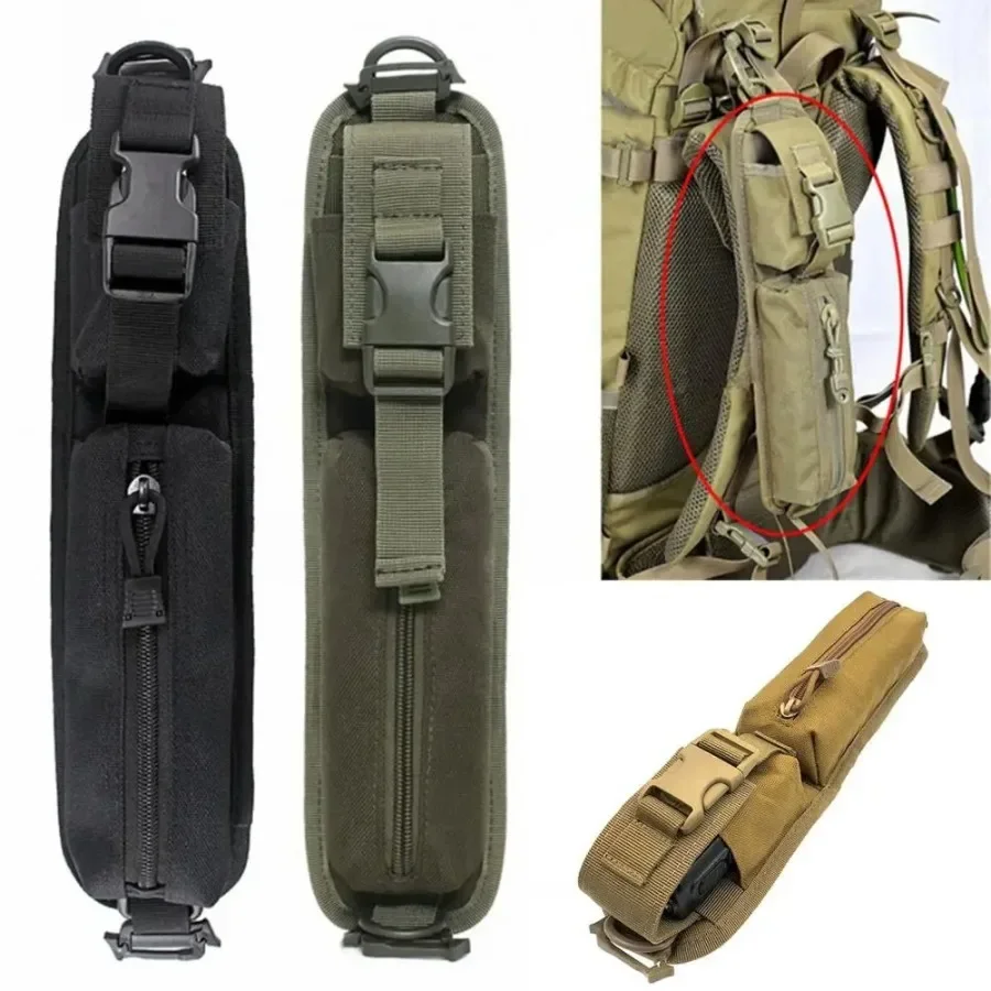 Tactical Outdoor Backpack Shoulder Straps Camping EDC Bag Molle Pouch