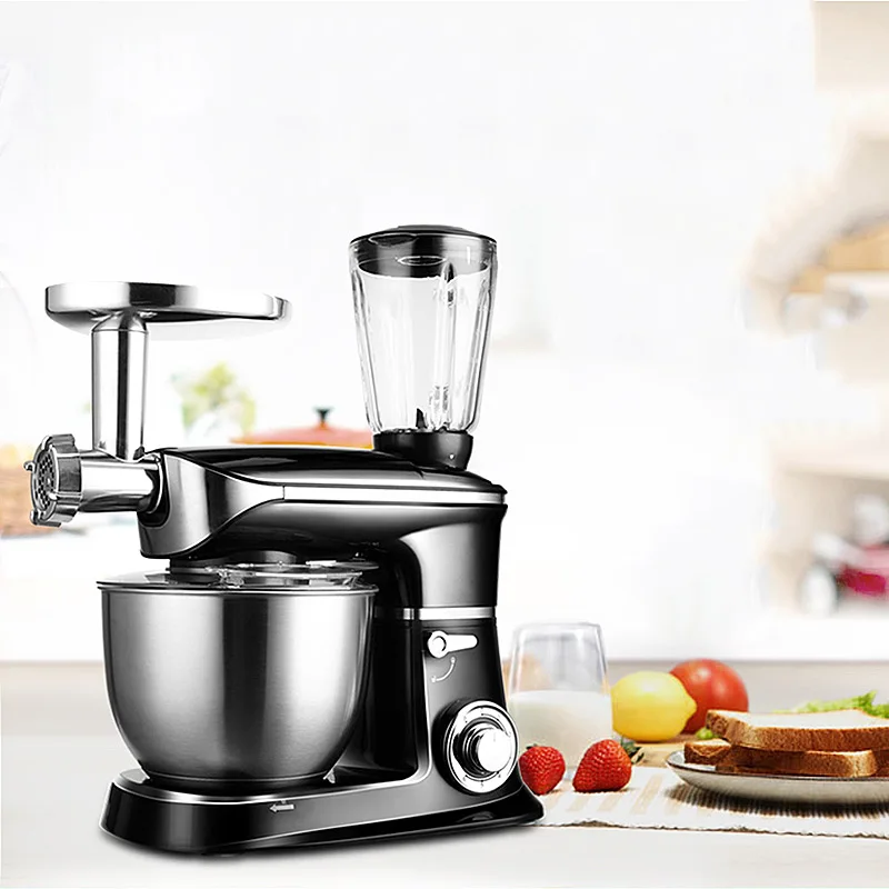 Multi-functional Stand Mixer Kitchen Blender Food Processor Planetary Mixer Egg Beater Kneading Dough Chef Machine 5L