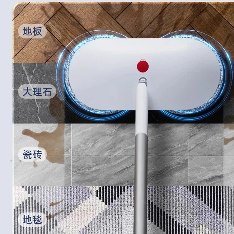 Hand-free Electric Mop Household New Style Wireless Automatic Rotary Mopping Machine Lazy Floor Washing Artifact New Style Model