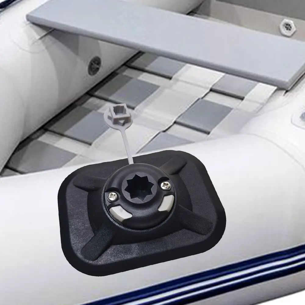 Inflatable PVC Boat Watercraft Electronics GPS Fish Finder Camera Mount Kayak Ball Base Safety Flag Mount Kit DIY Pad