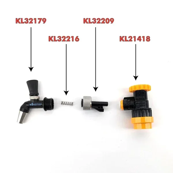Free Shipping Kegland NukaTap Mini Flow Control Faucet Disconnect Kits Home Brewing Appliance