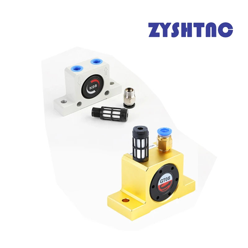 Free shipping GT8/10/13/16/20/25/30/36/48/60 Pneumatic Vibrator GT Turbine Oscillators Pneumatic Industry Vibrator
