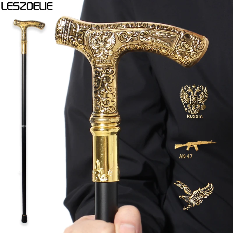 3 Styles For RUSSIA Double-headed Eagle Luxury Walking Stick Men Vintage Elegant Walking Cane Women Decorative Fashionable Canes