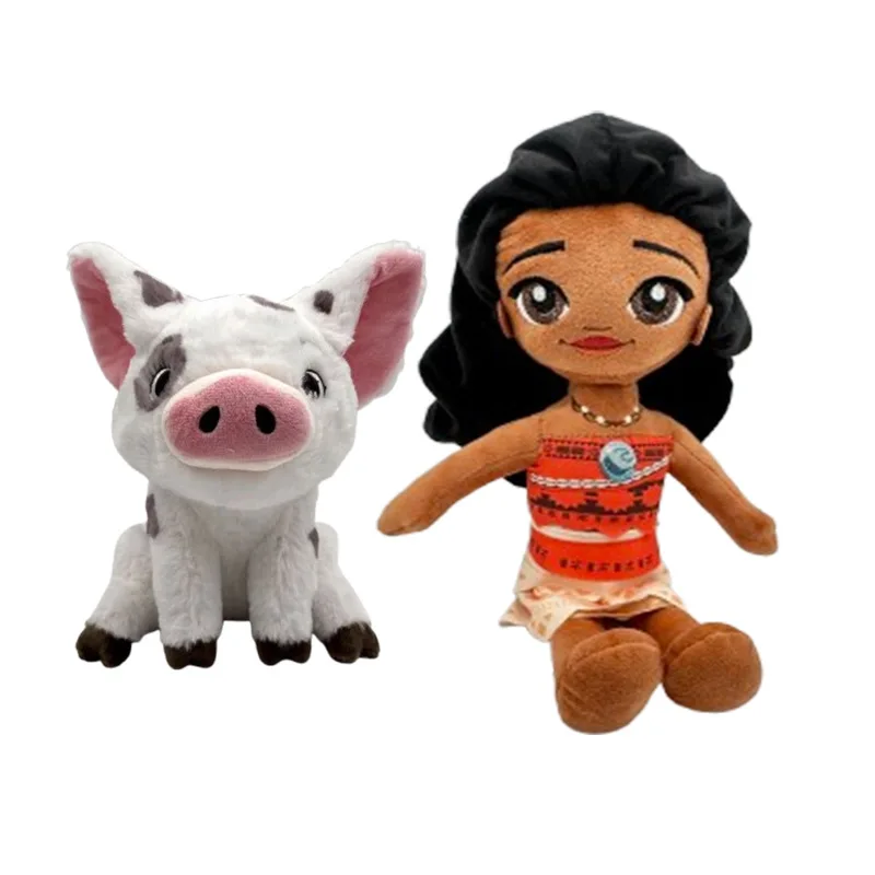 20-35cm Disney Movie TV Moana Pet Pig Pua Maui Heihei Stuffed Animals Cute Pepa Cartoon Plush Toy Dolls Children Birthday Gifts