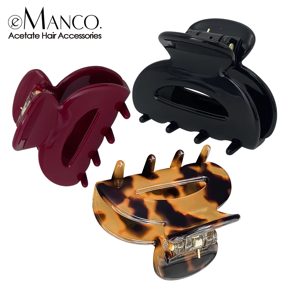 eManco Sweet Mini Acetate Hair Clip for Women Girls Hair Claw Chic Barrettes Crab Hairpins Styling Claw Clips Fashion Hair