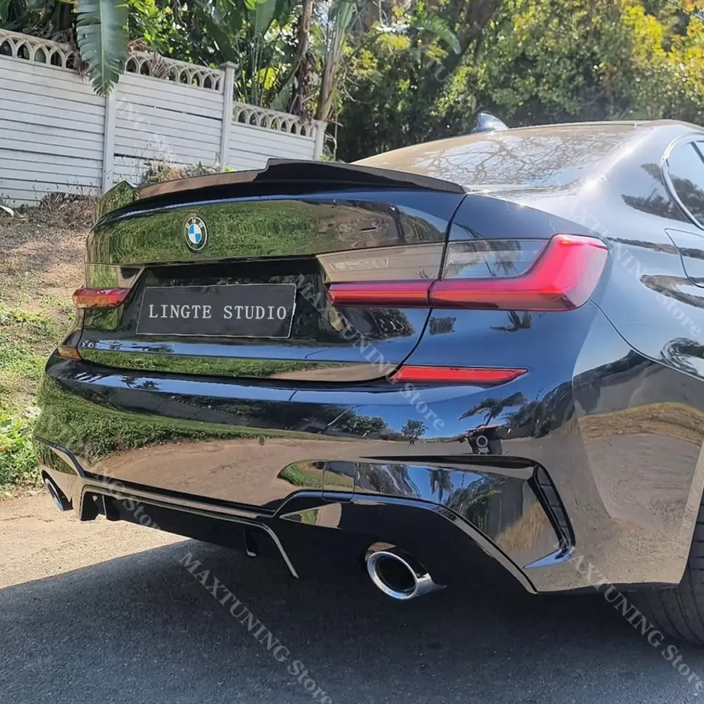 M3 M4 Style Rear Trunk Spoiler Wing Tuning For BMW 3 Series G20 320i 325i 330i M340i M340d 2019-2024 Car Body Kit Accessories
