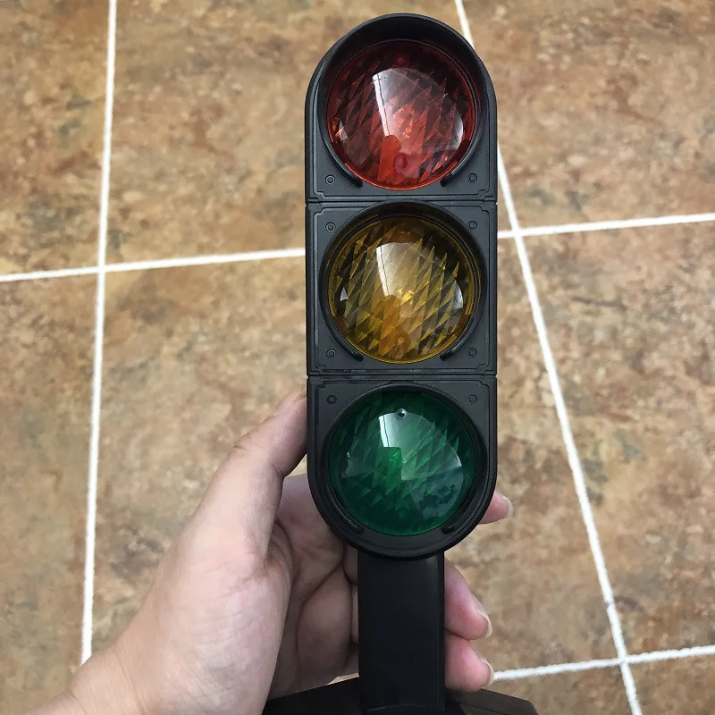 Simulation Road Light Traffic Maker Traffic Signal Light Toy Crosswalk Signal Model for Kids Toddler Early Education Toys Gifts