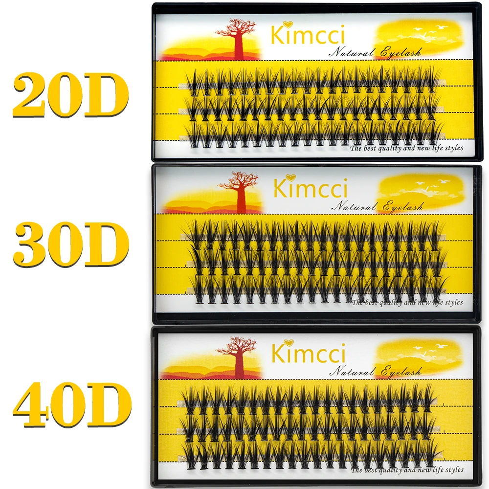 20D/30D/40D/50D 60 Bundles Mink Eyelashes Extension Natural 3D Russian Volume Fake Lashes Individual Cluster Makeup Tools Cilia