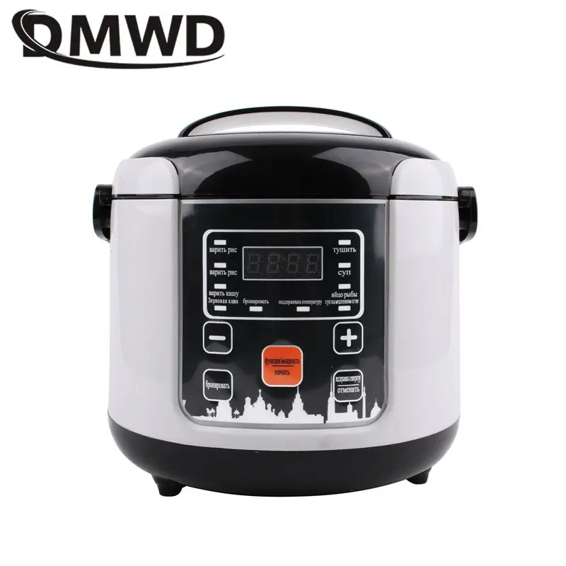 2L Electric Rice Cooker 12V/24V Car/Truck Multicooker Lunch Box Porridge Cooking Machine Soup Pot Food Steamer 24H Appointment