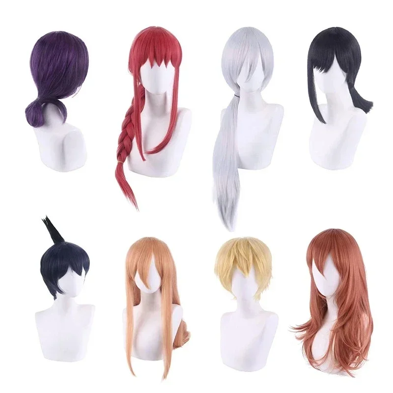 Anime Chainsaw Man Wigs Makima Power Angel Devil Denji Higashiyama Kobeni Reze Hayakawa Aki Himeno Quanxi Cosplay Wigs
