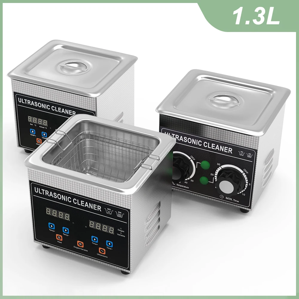60w Ultrasonic Cleaner with Heater Cleaning Bath Ultrasonic Cleanser Ion Jewelry Alignmers Dental Glasses Ultrasonic Dishwasher