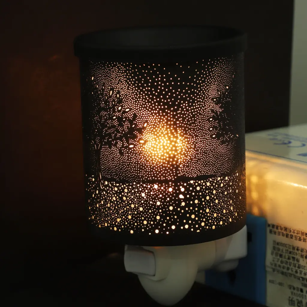 Aroma Oil Burner Scented Wax Melt Warmer Wrought Iron Warmers for Melts Electric Burners Melter Office